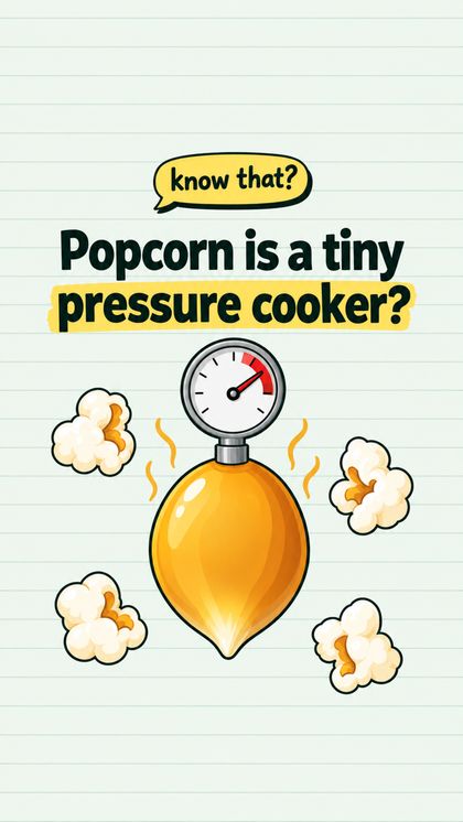Episode cover: Popcorn is a tiny pressure cooker?