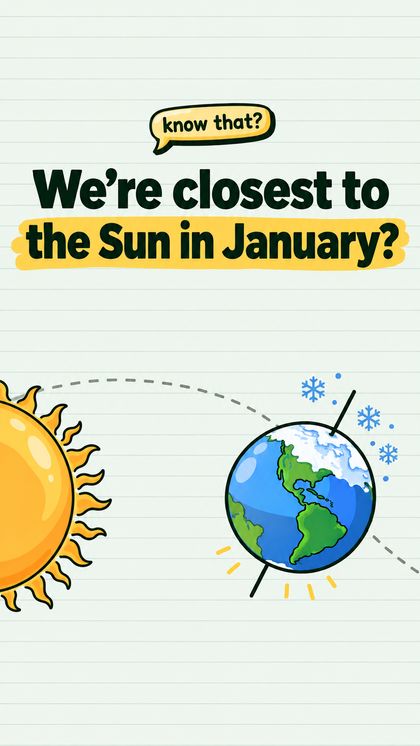 Episode cover: We're closest to the Sun in January?