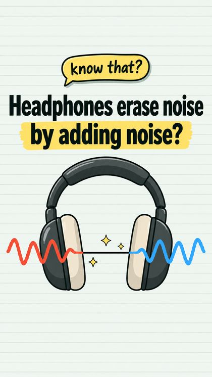Episode cover: Headphones erase noise by adding noise?
