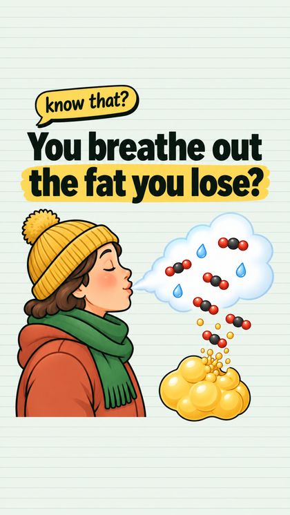 Episode cover: You breathe out the fat you lose?