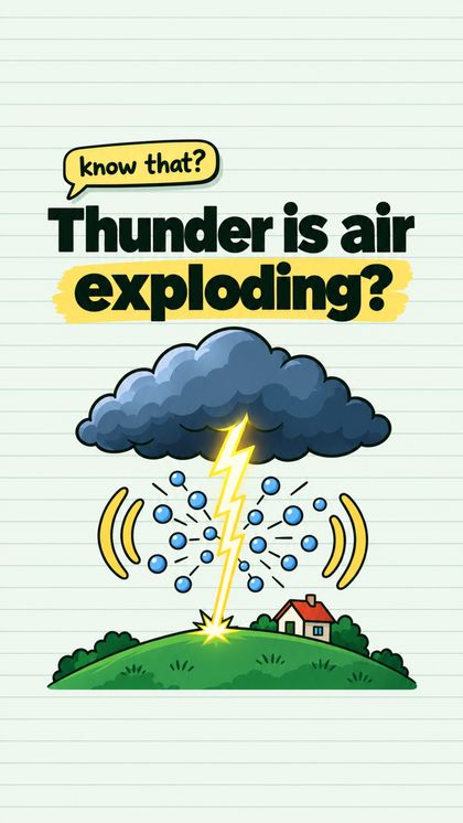 Episode cover: Thunder is air exploding?