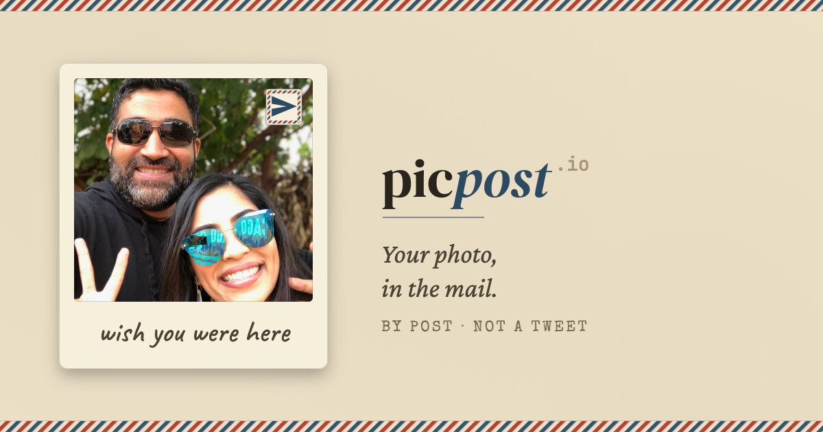 PicPost — your photo, in the mail